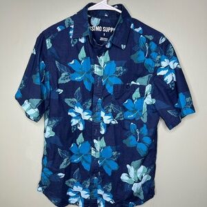Men's small Mossimo Supply Co floral short sleeve button up